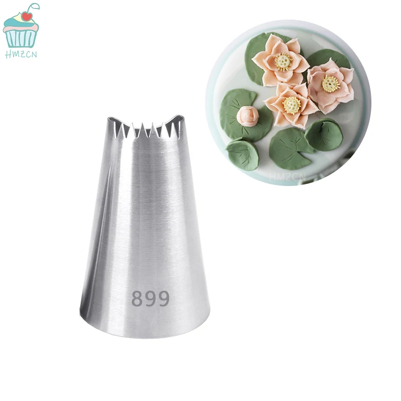 #98 Pastry Nozzles Stainless Steel Cake Cupcake Tool For Confectionery Decoration Icing Piping Nozzle Tips Large Size 8 Teeth