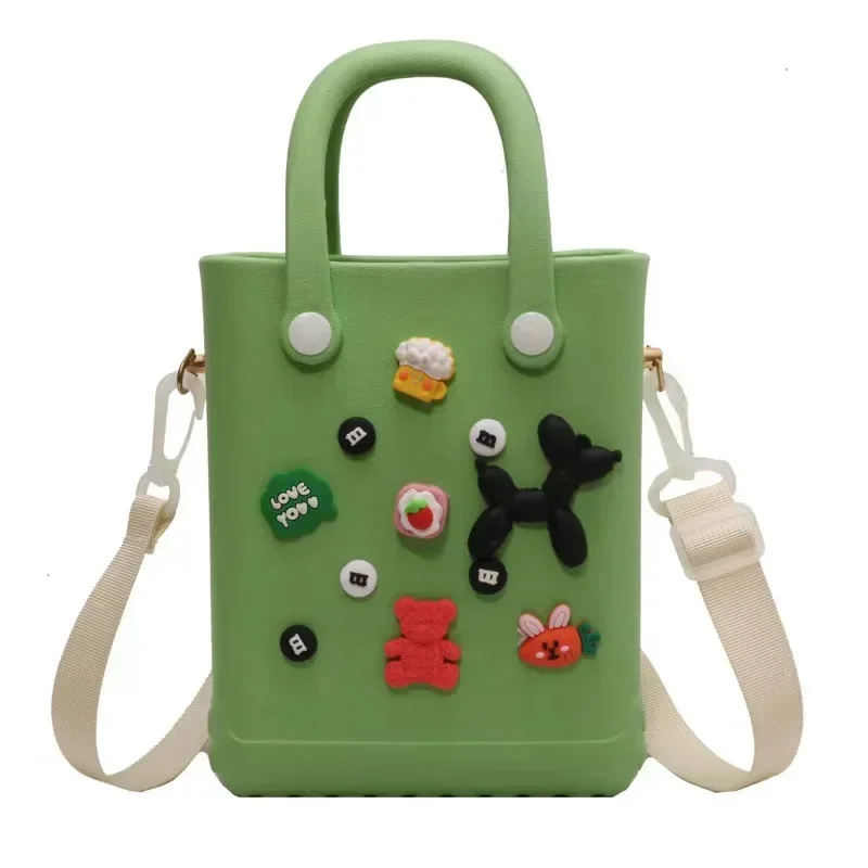 Spot EVA beach bag mini small size can be carried, lifted and stored, hole bag, cross-border waterproof cartoon decorative bag