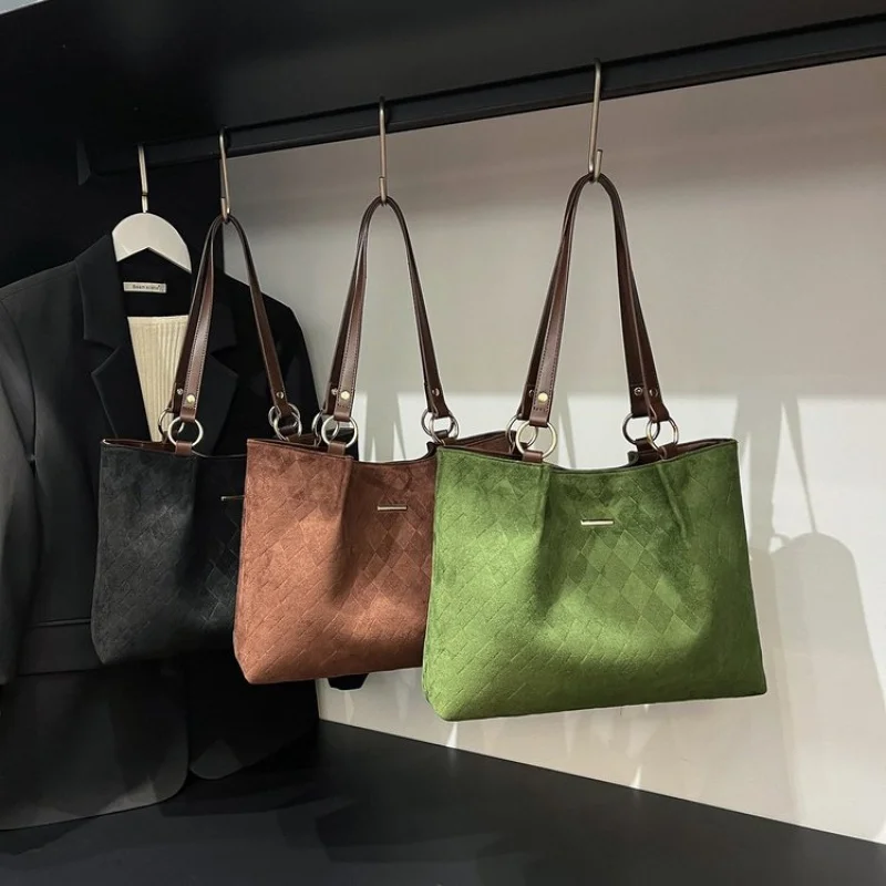 

Высококачественная женская сумка-мессенджер из кожи с точечным узором и повседневным винтажным и парижским повседневным образцом ​