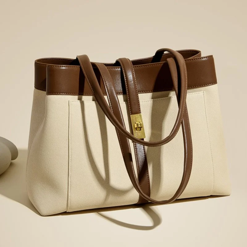 

Elegant Leather Women's Handbag High-End Luxury Brand Classic Fashionable Trendy Vintage Daily Bag