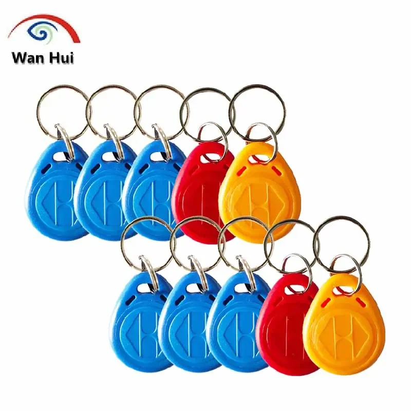 S50 IC NFC Tags Cartão, RFID, 125kHz Chaveiro Chaveiro, HF ISO14443A para MCT, UID Bloco 0 Setor 0 Inalterável, 10Pcs