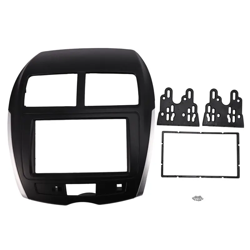 

Firmly 2 Din Car Radio Fascia For Mitsubishi ASX RVR Outlander Sport For CITROEN C4 Stereo Facia Dash CD Trim Installation Kit