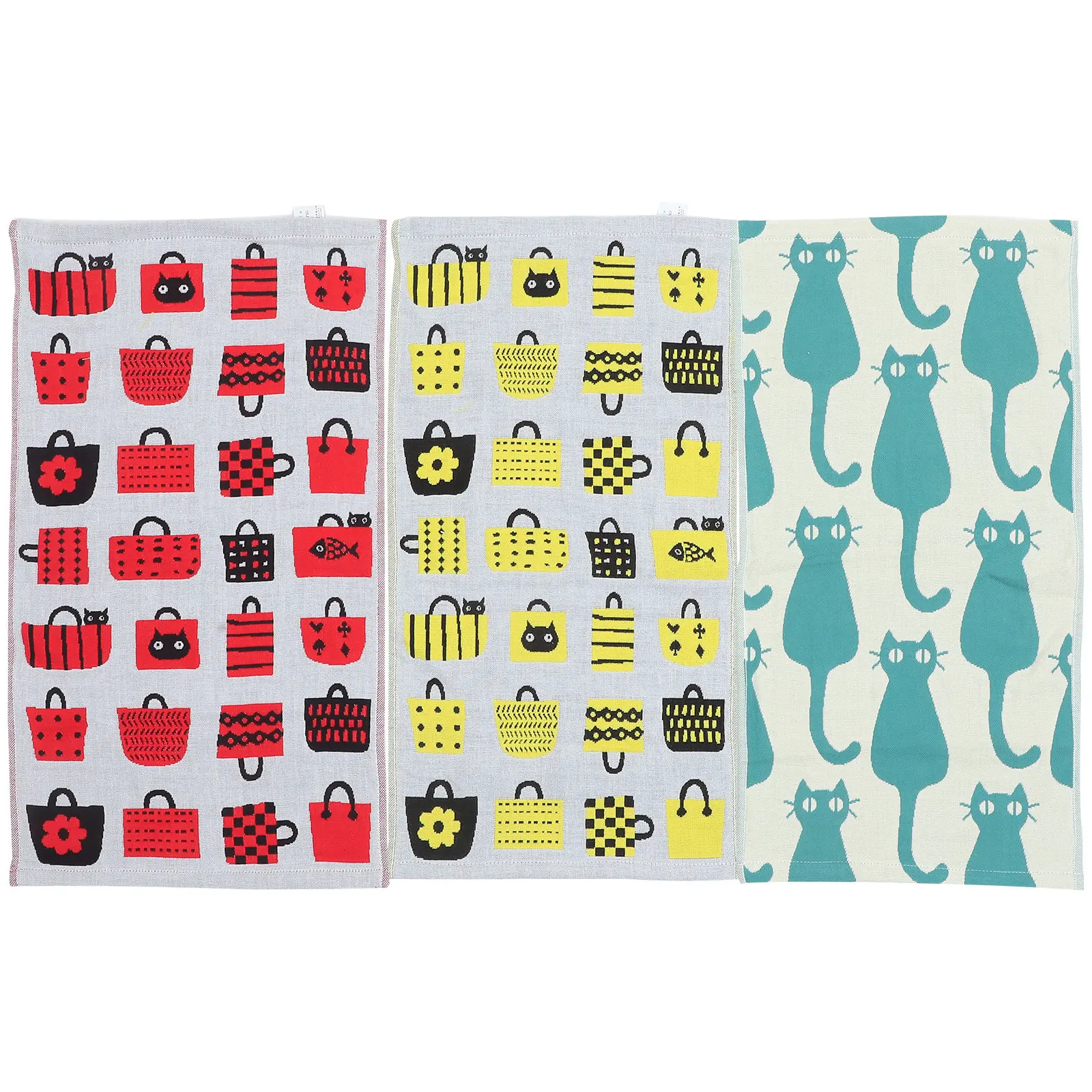 

3 шт. хлопковых полотенец для лица с клубничным принтом, 20x10 дюймов, мягкие, легкие, натуральные, роскошные полотенца для ванной и кухни