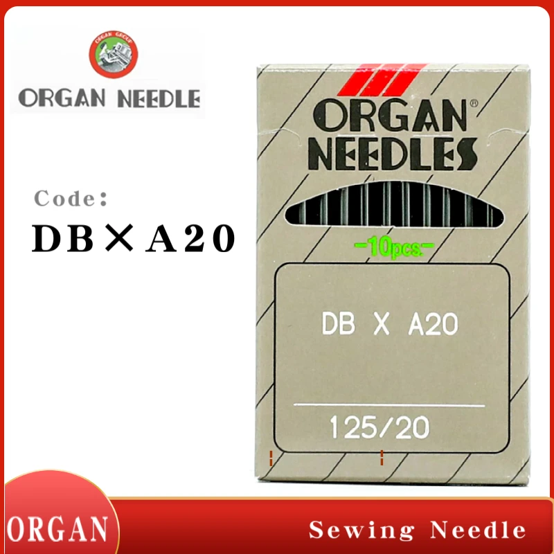 

10 PCS DBXA20 ORGAN Sewing Machine Needles For Industrial Lockstitch Japan Sewing Accessories DB*1 16x231 Knitting JUKI BROTHER