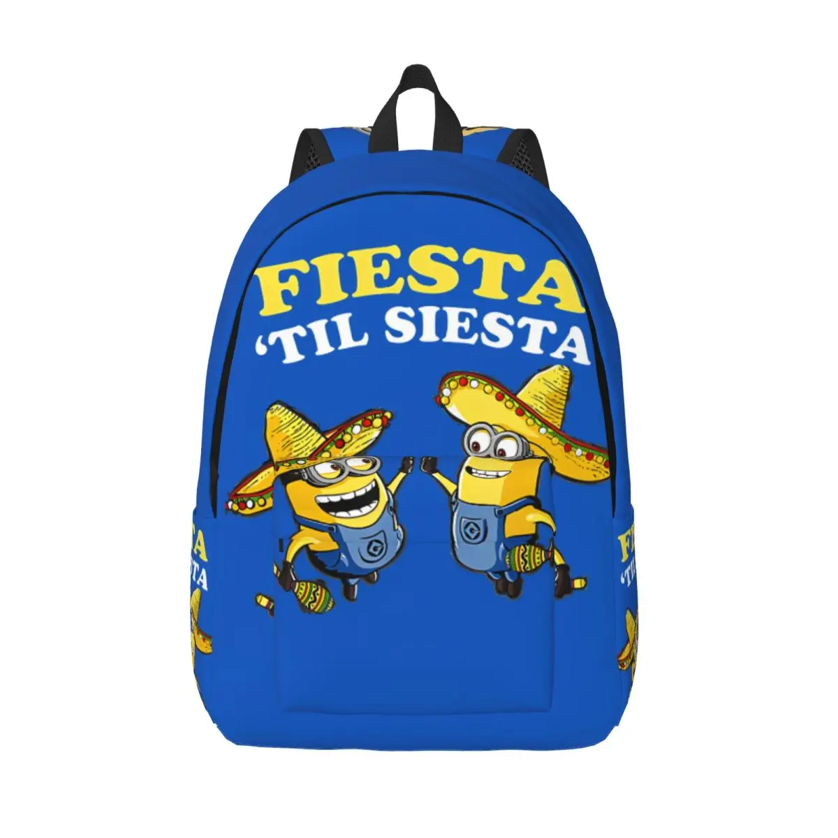 Versatile Despicable Me Minions Fiesta Til Handbag For Work Retro Washable Minion Despicable Me College Student Backpack