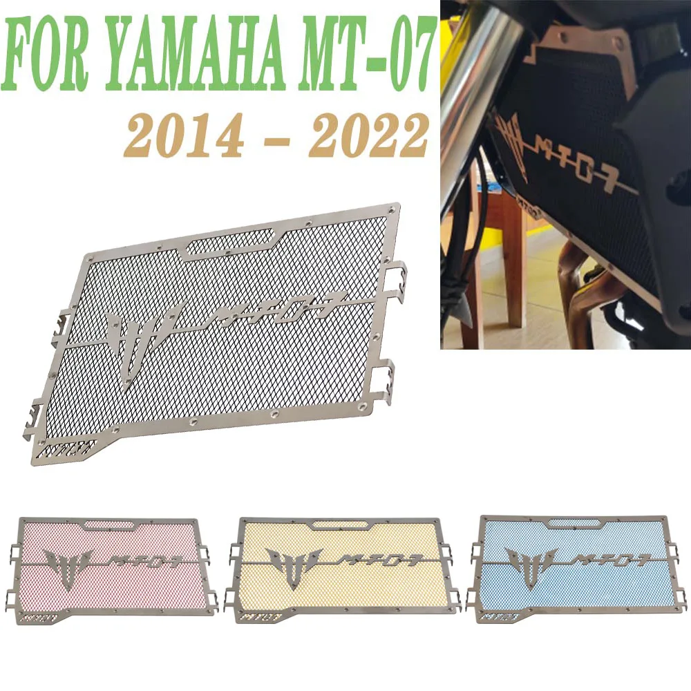 

Motorcycle Radiator Grille Guard Protector Grill Cover for Yamaha MT07 MT 07 MT-07 2014 2015 2016 2018 2019 2020 2021 2022