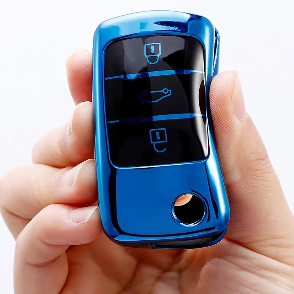 حافظة مفاتيح السيارة عن بعد من البولي يوريثان لـ Changan CS75 Eado CS35 Raeton CS15 V3 V5 V7 ملحقات حماية حامل المفتاح الذكي #2