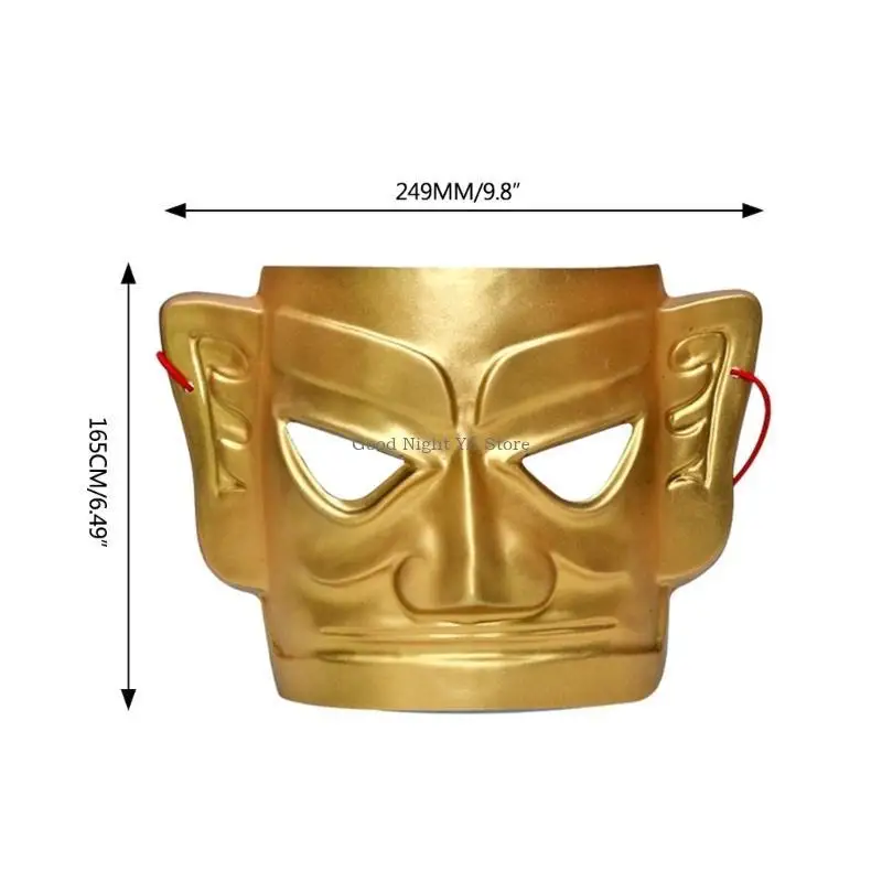 Sanxingdui マスク ハロウィン パーティー マスク 仮面舞踏会マスク チャイニーズ マスク パーティー マスク
