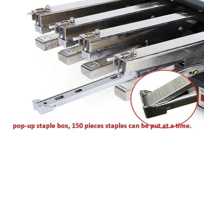 دباسة كهربائية بمستشعر ذكي برأس مزدوج، مشط كتاب أوتوماتيكي، خياطة أوتوماتيكية، دباسة صناعية شديدة التحمل #4