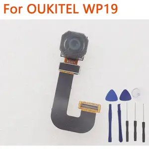 Bilashmart BackShell Original OUKITEL WP19 Rear Main Camera Cell Phone Back Camera With Camera Transfer Cable OUKITEL WP19 Smart Phone