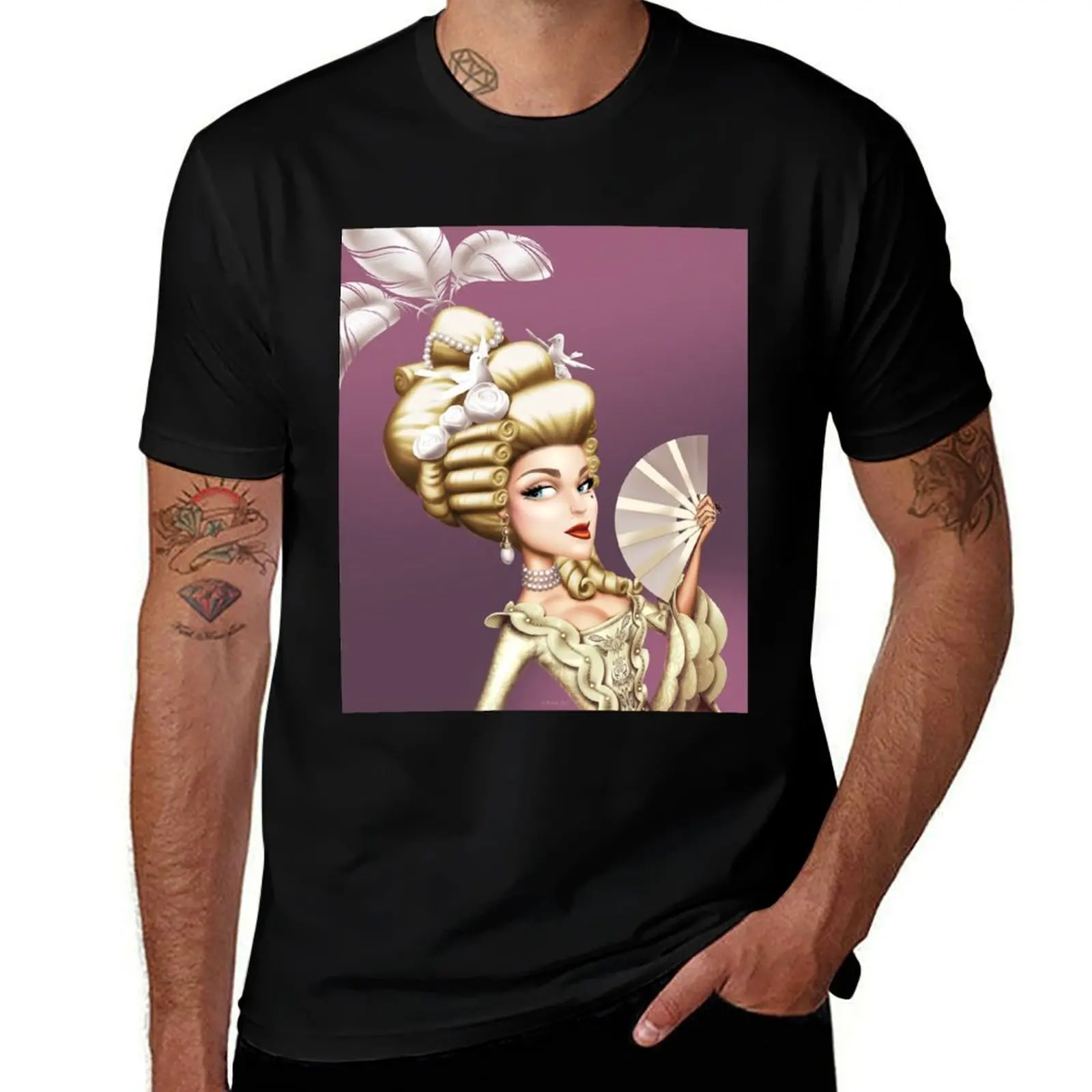 A queen of the baroque T-Shirt Sun Block Outdoor T-Shirt
