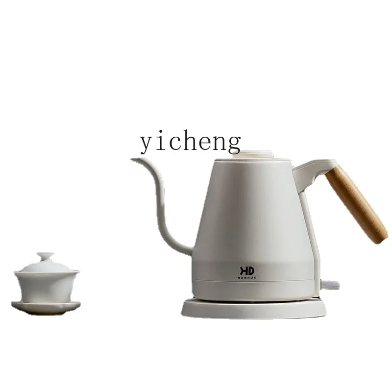 ZK Electric Kettle Small Household Water Boiling Kettle Tea Making Special Kombucha Long Mouth Hand Pouring Coffee Pot