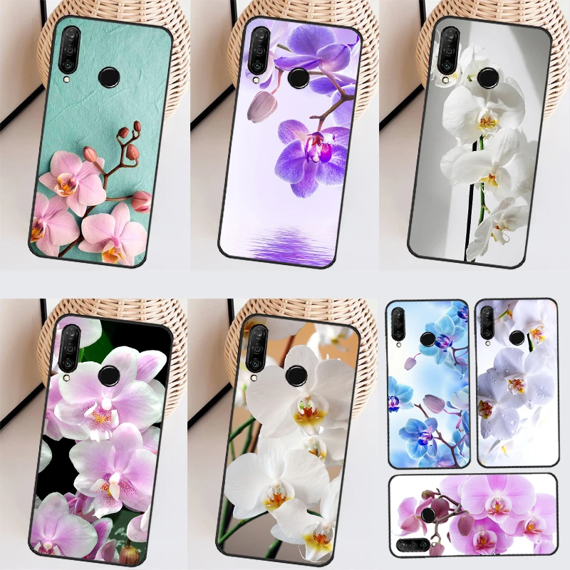 Orchid Flowers Colorful For Huawei Nova 11i 8i 7i 3i Nova 10 9 SE 5T Y60 Y61 Y70 Y90 P20 P30 P40 Lite P60 Pro Case