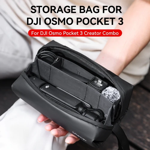 Ulanzi PK-04 Bolsa de transporte para DJI Osmo Pocket 3 Diseño personalizado Estuche de fotografía portátil liviano para accesorios al aire libre