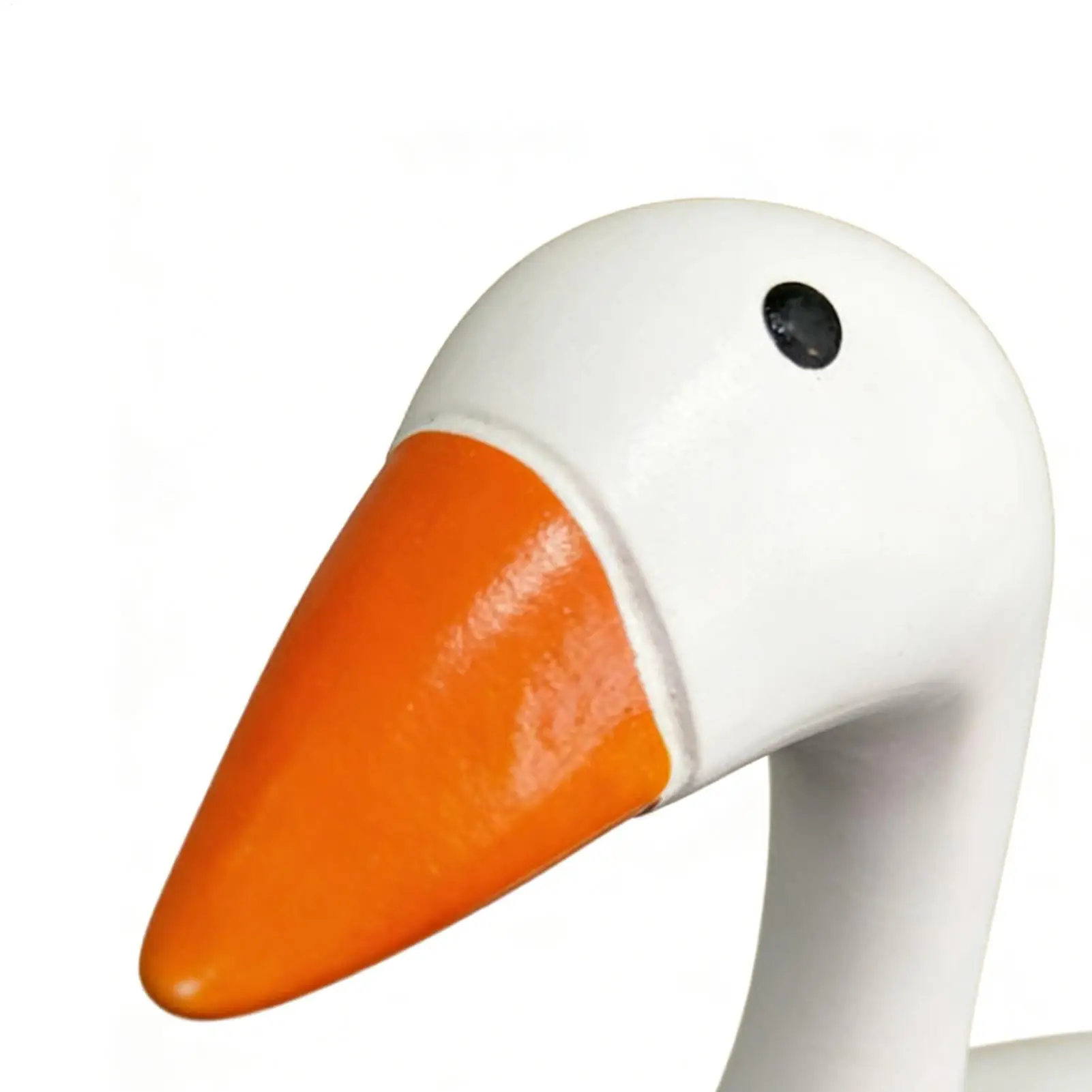 Magnetic Desk Goose Key Holder Home Decoration Cute Duck Figurine For Bookcase Bookshelf Window Sill Display Cabinet Dressing