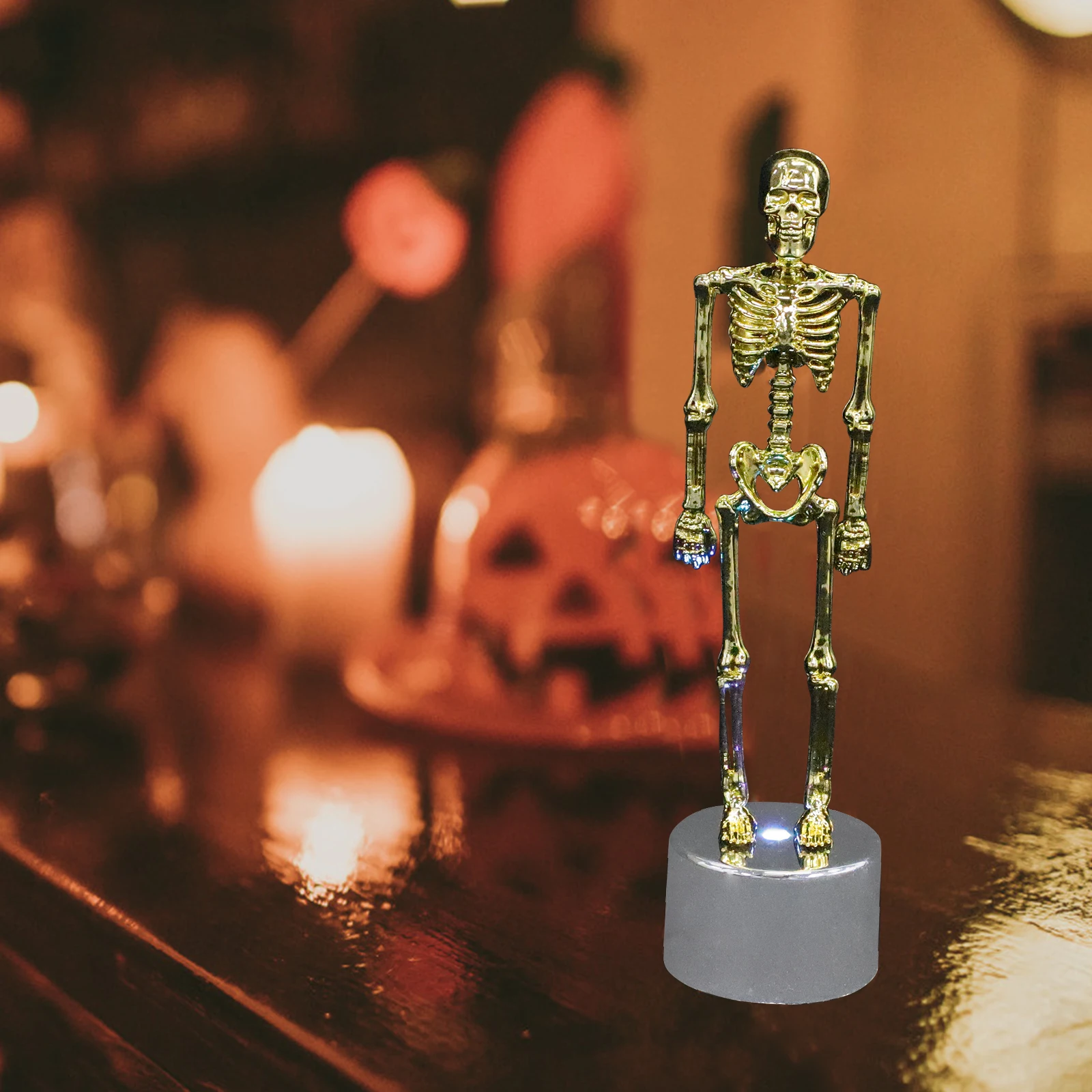 

LED Skull Decorative Light Halloween Lights Decoration Lantern Spooky Home Plastic Lamps Indoor