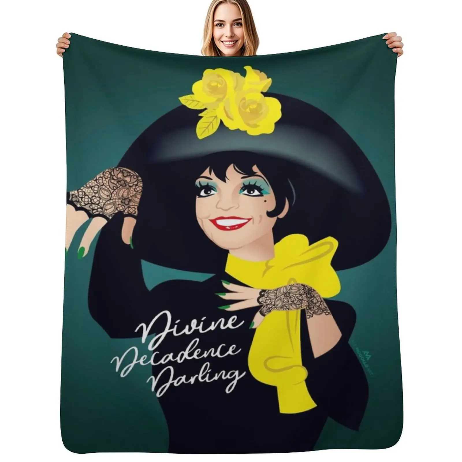 

Divine decadence darling Throw Blanket Luxury Decorative Sofa Blankets For Baby Travel Blankets