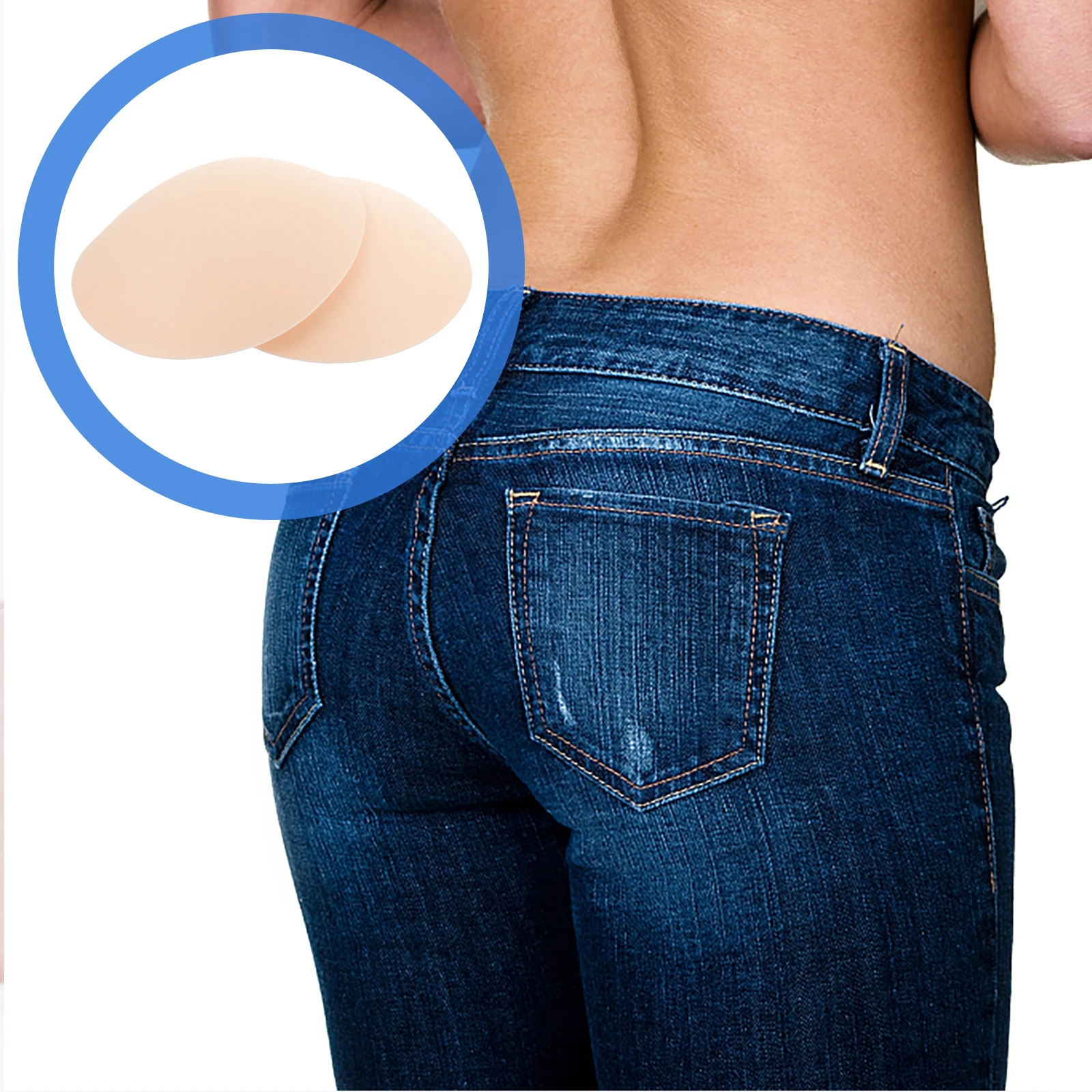 

1 Pair Pads Reusable Lifting Hip Pad for Bigger Butt Pads Hip Hips Butt Pad T Shirt Shapewear