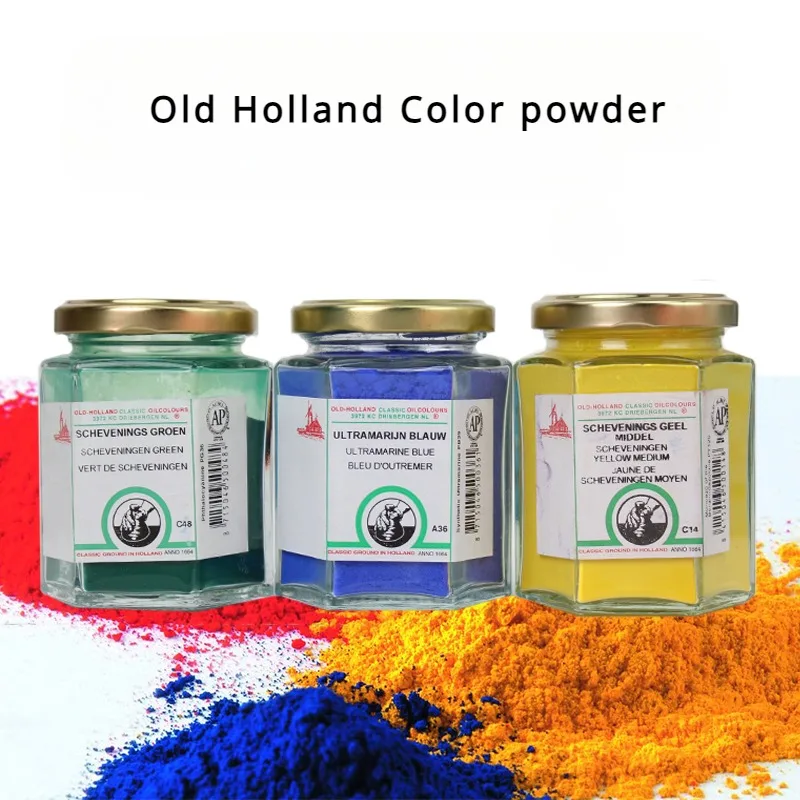 

Old Holland Handmade Powder Pigment Expert Painting Mineral Powder Artist Watercolor Oil Painting Creation Pigment Art Supplies