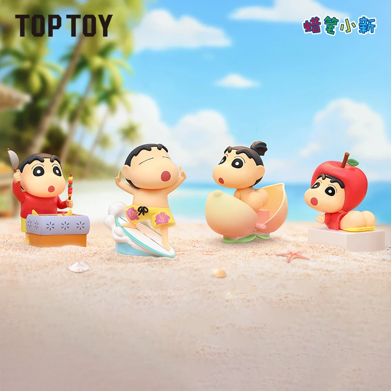 

TOPTOY Crayon Shin-Chan Naughty Diary Series Blind Box Toys Kawaii Anime Action Figure Surprise Guess Bag Mystery Box