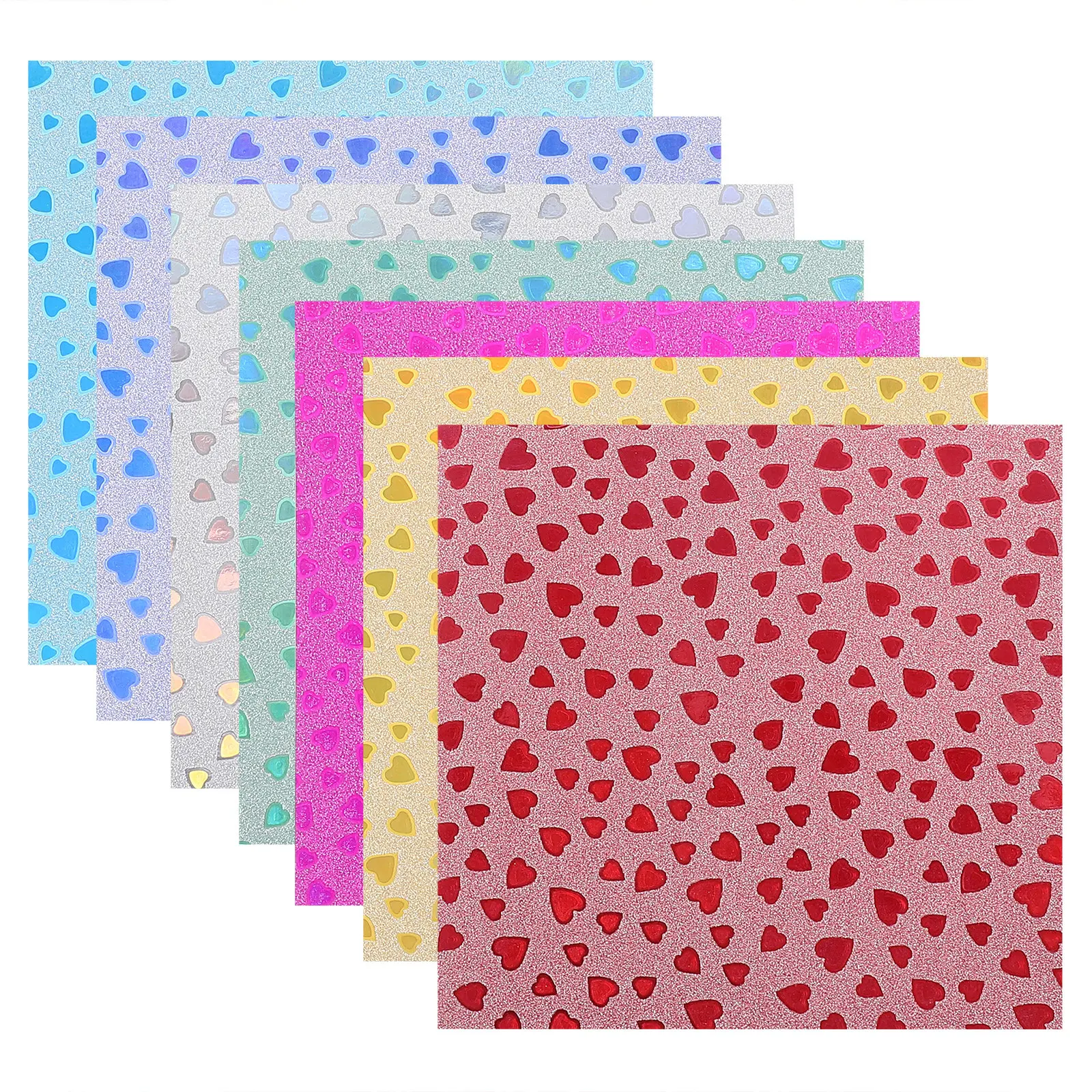 

28Pcs Children's Handicraft Origami Paper Square Iridescent Shiny Colored Folding Paper DIY Decoration Glitter Sparkly Crafts