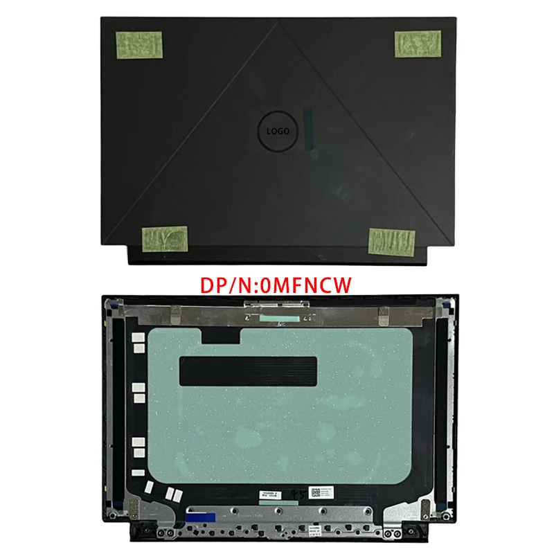 جديد لـ Dell G15 5530 5535 2023؛ ملحقات الكمبيوتر المحمول البديلة Lcd الغطاء الخلفي/الإطار الأمامي/Palmrest/الجزء السفلي مع الشعار 0MFNCW、0VYTFN