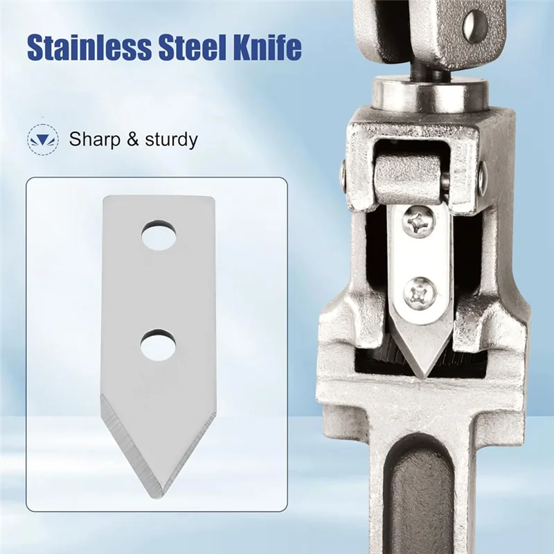 New Shown-Commercial Can Opener Replacement Blade- For 1 Can Opener, 4Pcs K004SP Knife, 4 Blades Included
