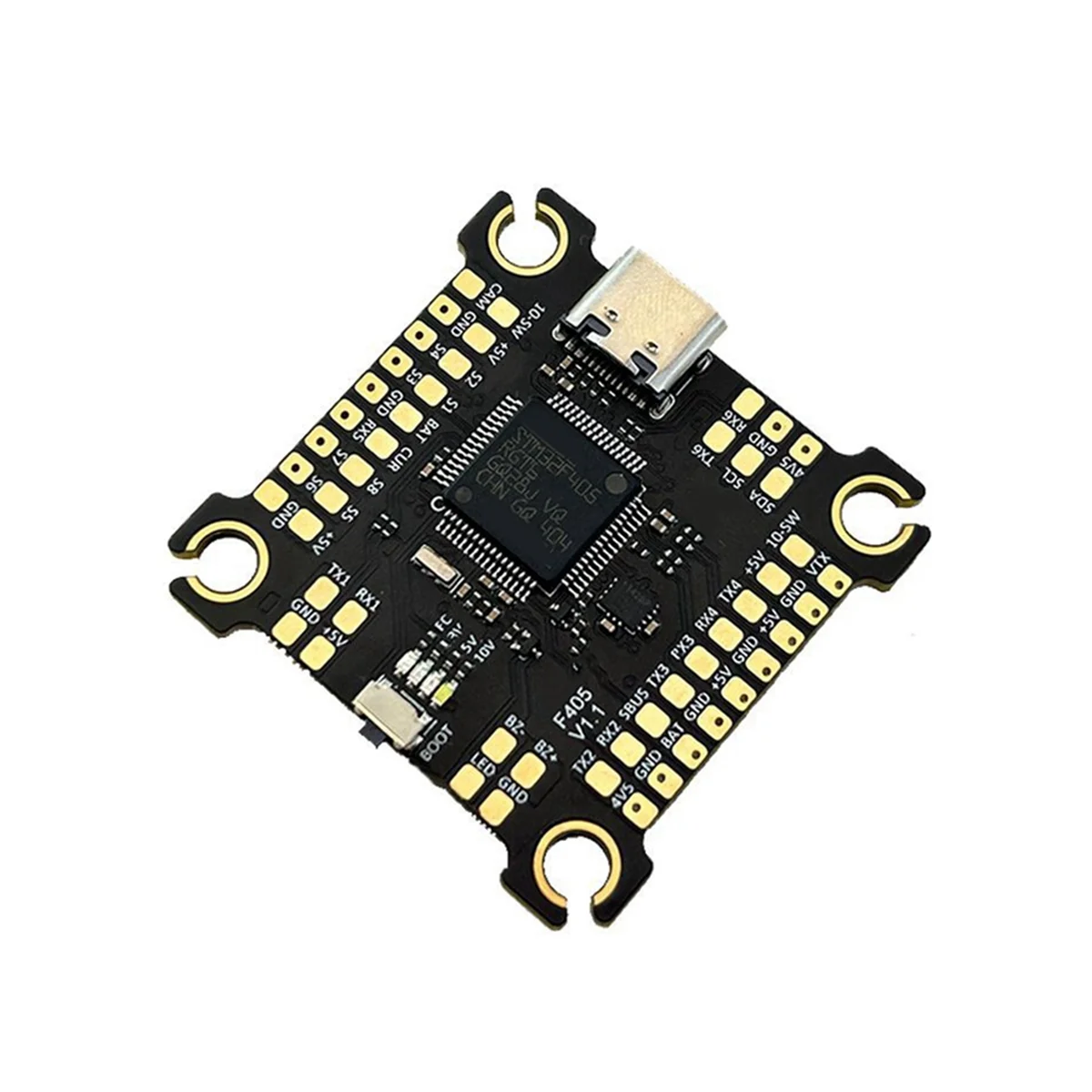 HW-elF405 التحكم في الطيران 60A ESC برج الطيران F405 BLS 60A BLS 4 في 1 التحكم في الطيران ESC 30.5x30.5 مللي متر FPV طائرة بدون طيار