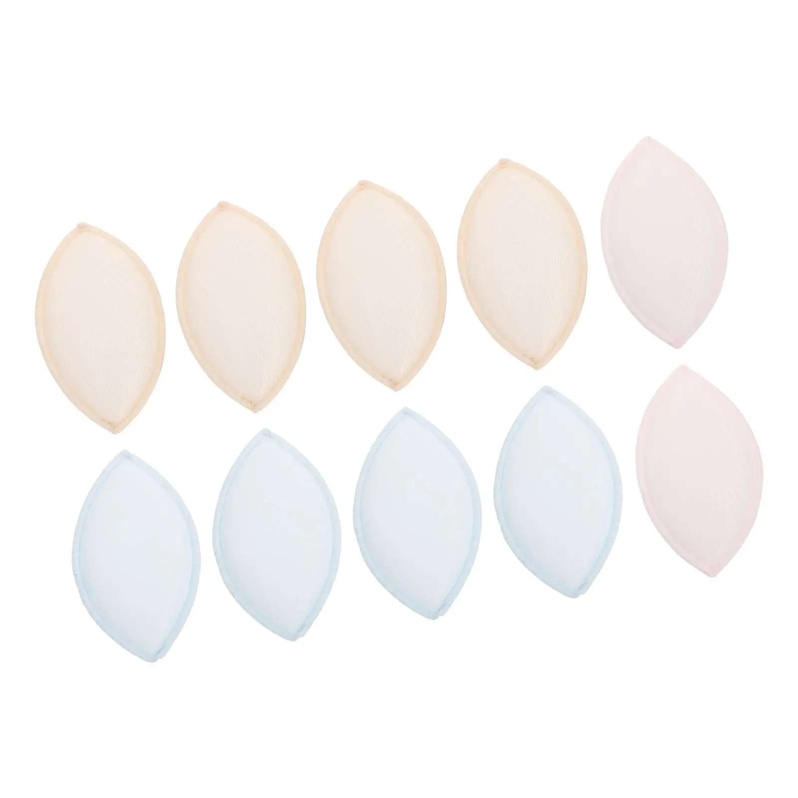 

5 Pairs 10pcs Sponge Silk Cotton Pad Insert Bra Pads Non Slip Deform Push Up Bust Swimsuits Bikini Evening Dresses