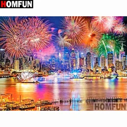 HOMFUN Diamond Painting Cross Stitch 