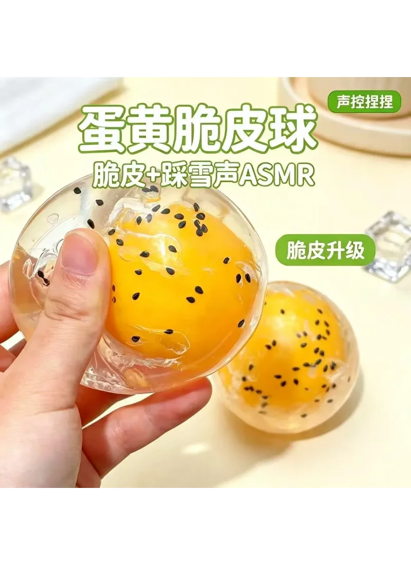 Christmas Handmade Squeeze Ball, Hand‑DIY Squishy Fidget Toy, Cute Ins Style Stress Relief Squeeze Toy