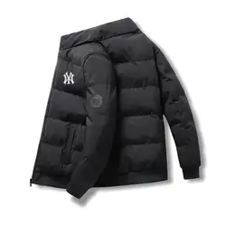 Giacca imbottita in cotone da uomo 2023 Tendenza invernale Testa di tigre Logo Giacca corta imbottita da uomo Giacca imbottita casual spessa Parka maschile M-4XL