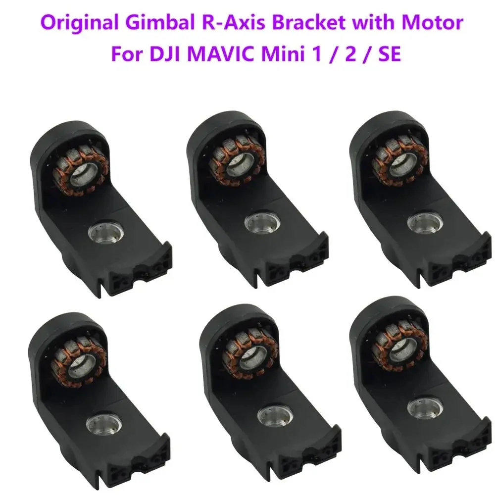 Original Gimbal R-Axis Lower Bracket with Motor For DJI MAVIC Mini 1 / 2 / SE Drone Roll Arm Camera Replacement Repair Part