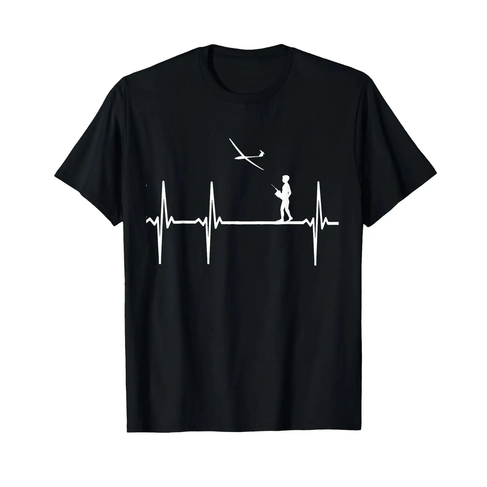 Model Flight Aeroplane Heartbeat Flying T Shirt vintage Washed Stylish streetwear Unisex graphic Soft Versatile Comfortable