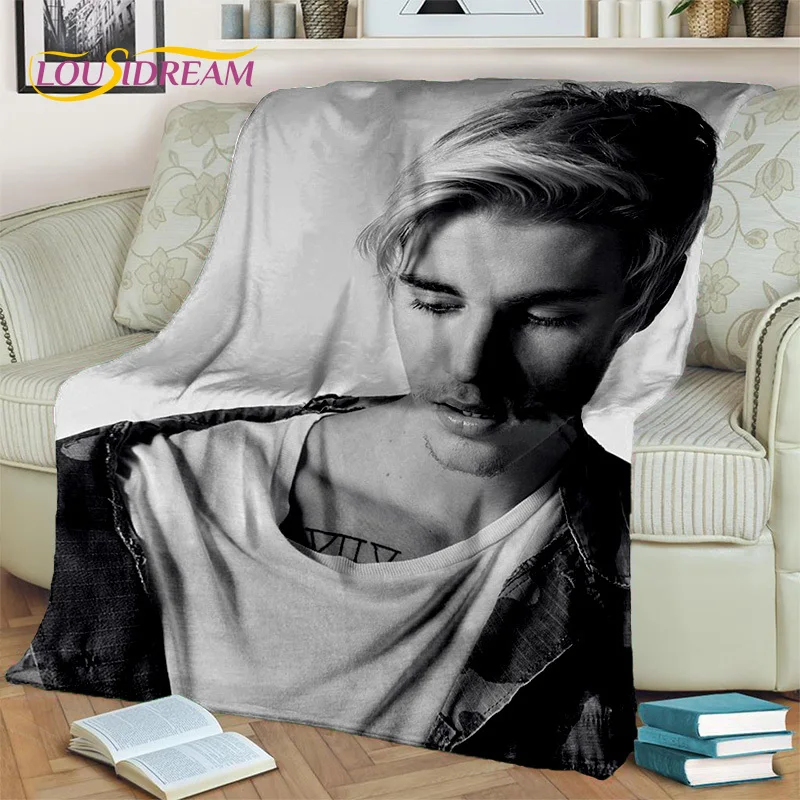 Popular Singer Justin Bieber JBiebs Blanket,Soft Throw Blanket for