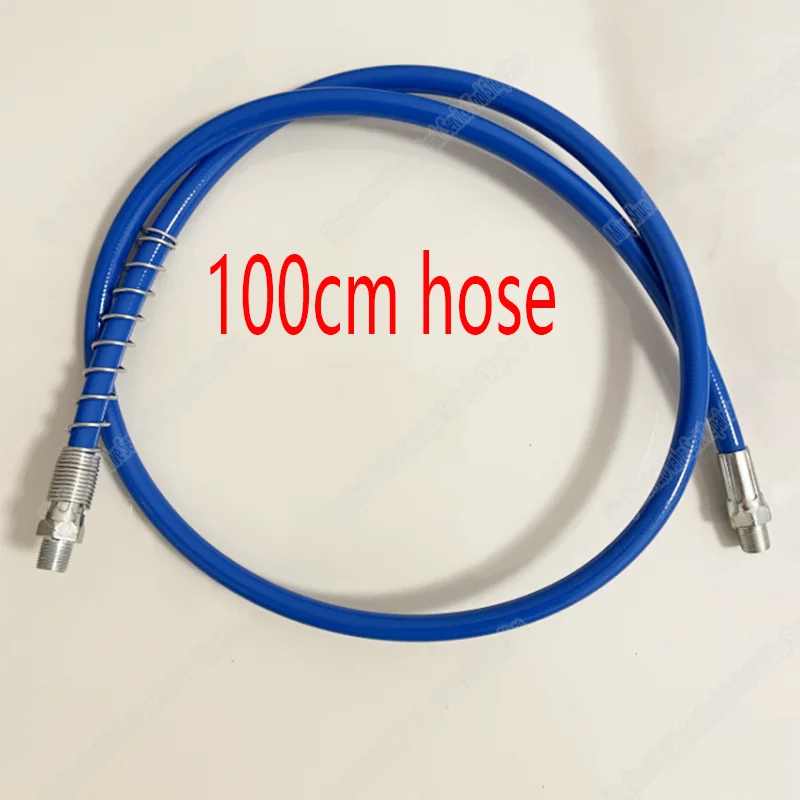 Grease Gun Hose 30-200cm Flex Hose Explosion-Proof Spring Lube Gun Hose For Hand And Air Powered Grease Gun