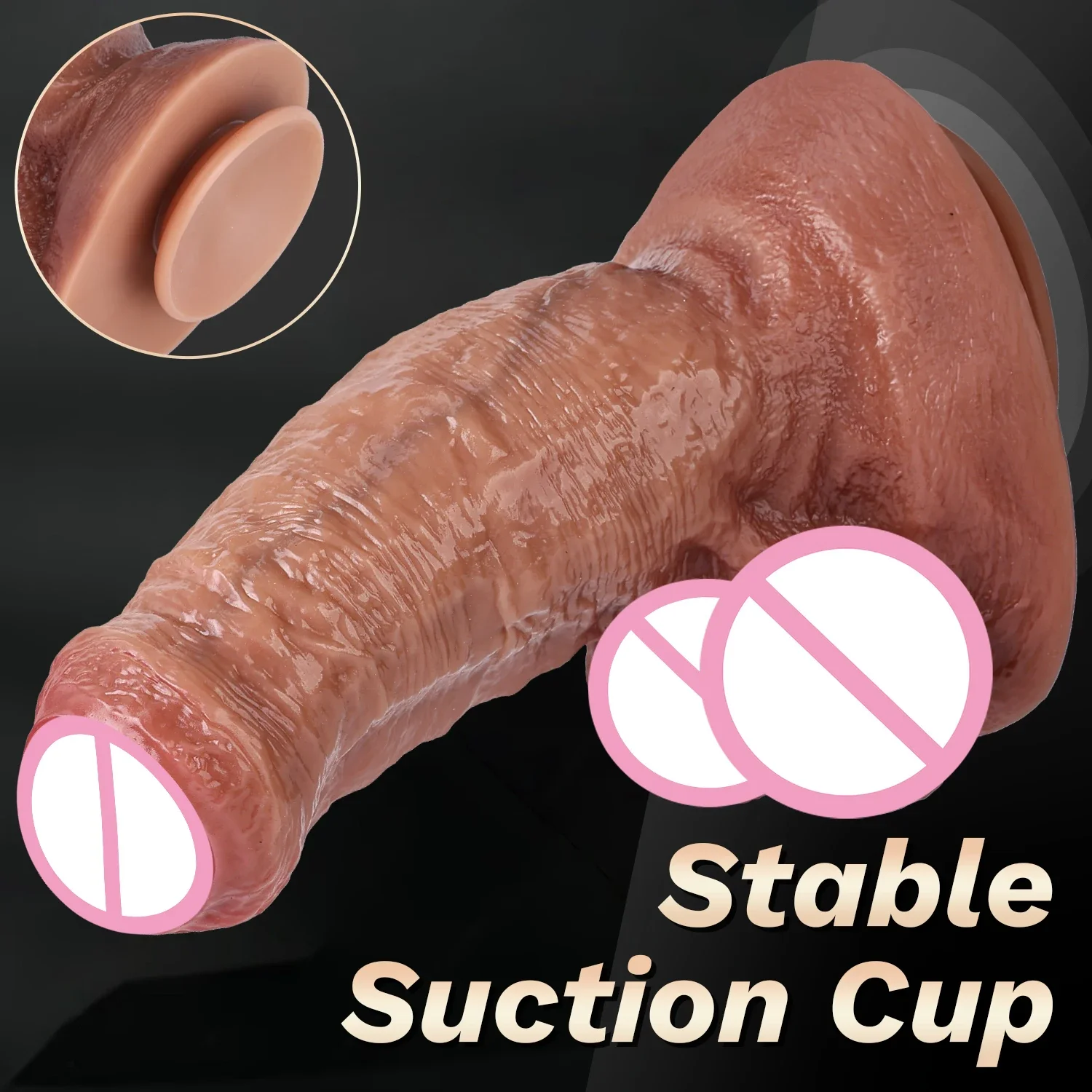 Realistic Dildos Anal Dilator Artificial Penis Vagina Massage Sex Toy for Women Men Female Masturbator Big Dick With Suction Cup view 3