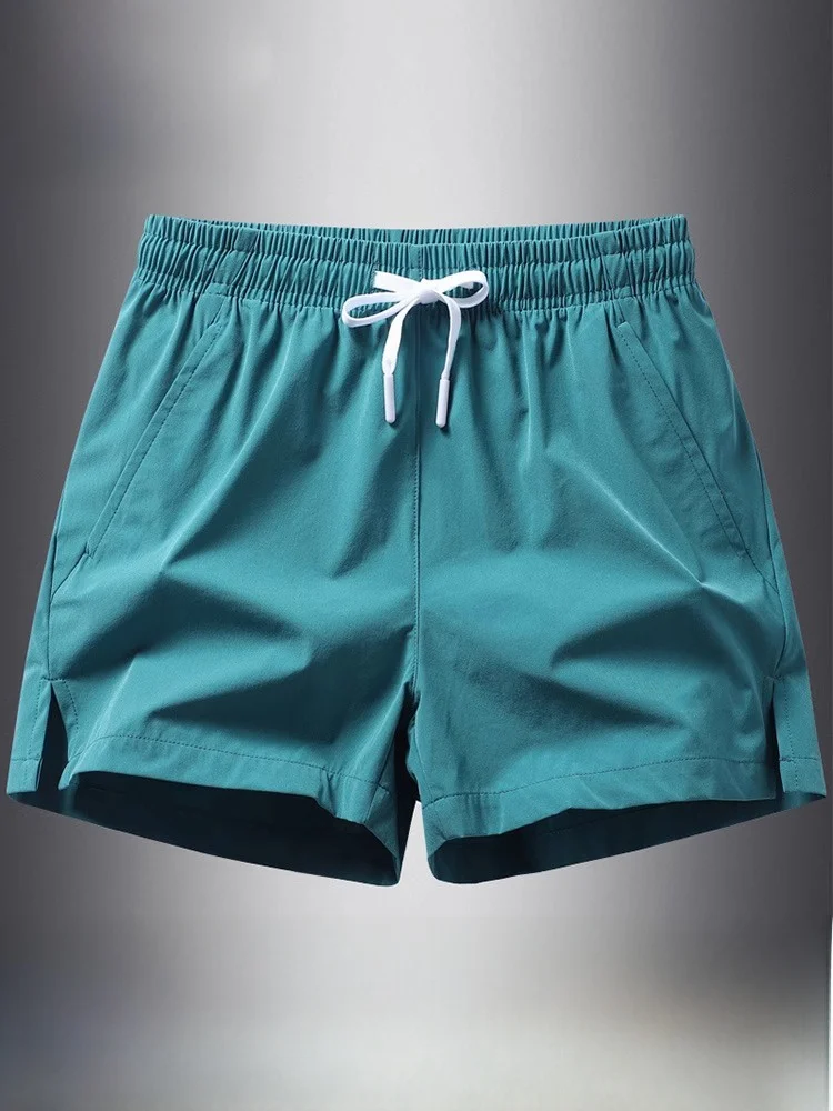 

Шорты для бега из ледяного шелка для мужчин и женщин, летние, новые, дышащие, длиной три четверти, спортивные брюки для фитнеса, парные, молодежные, для активного отдыха