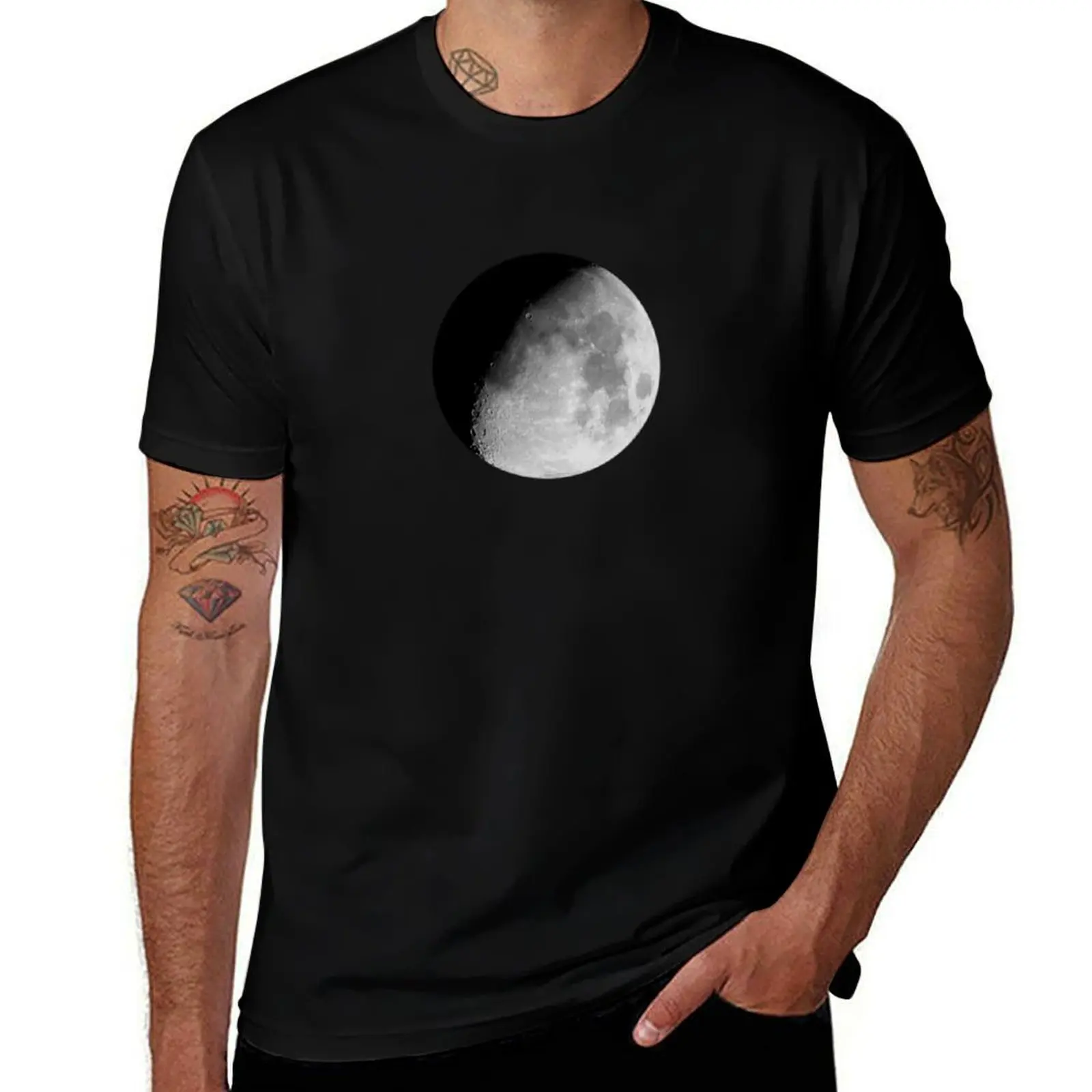 

Waxing Gibbous Moon T-Shirt man t shirts for men casual cotton t shirts high quality T-Shirt
