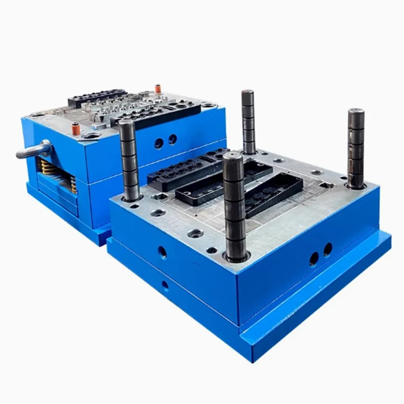 

High Quality Injection Molding Plastic Parts Customized mold steel injection mold blue base multi-cavity molding