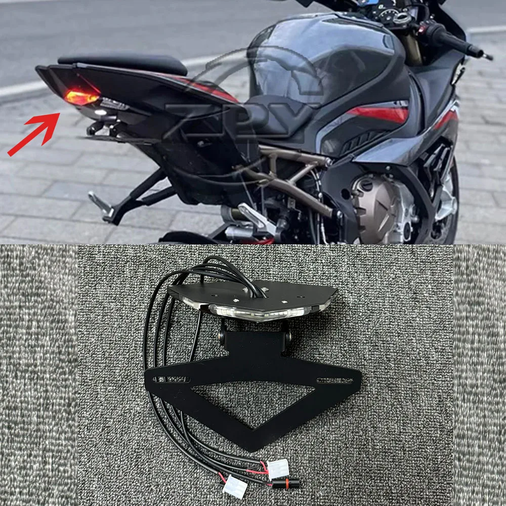 

new S1000RR Motorcycle Accessories For BMW S1000RR M1000RR 2020-2023 S1000R 2021-2023 adjustable Short number plate holder