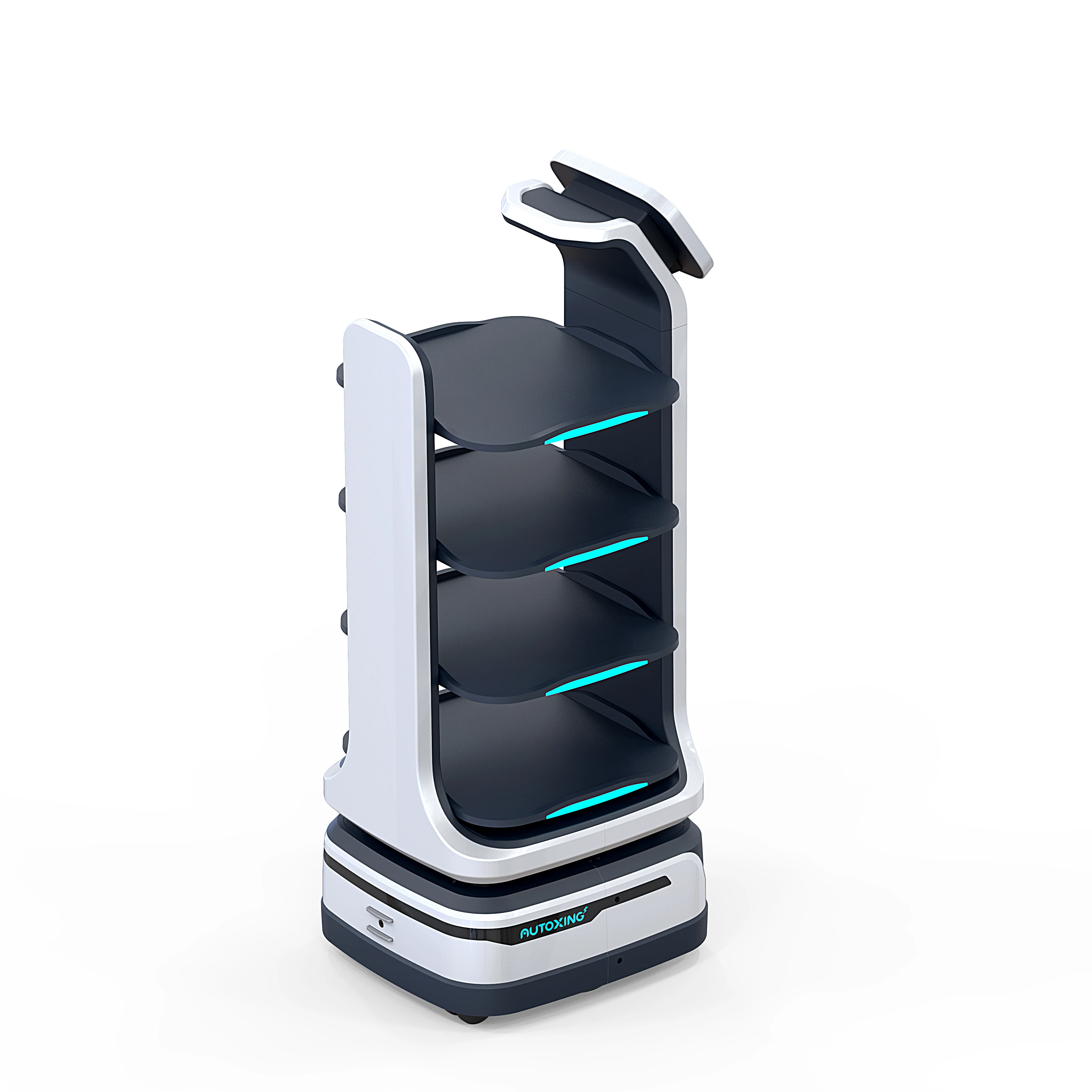 【HOT】MiCity Hot Sale Food Delivery Server for Hotel Restaurant Dish Recycle Service with AD Screen Self Driving Delivery R