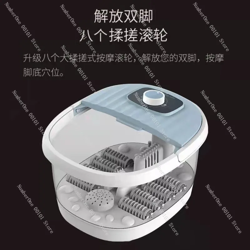 Smart Heated Foot Bath Basin, Massage Foot Washing Basin, Electric High Bucket, Constant Temperature Foot Bath