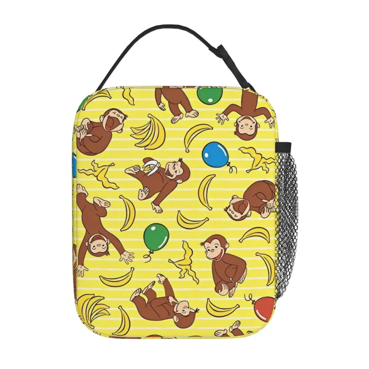 

Изолированная сумка-холодильник Curious George Banana Контейнер для еды, большая вместительная сумка для обеда, сумки для еды, офисный пикник
