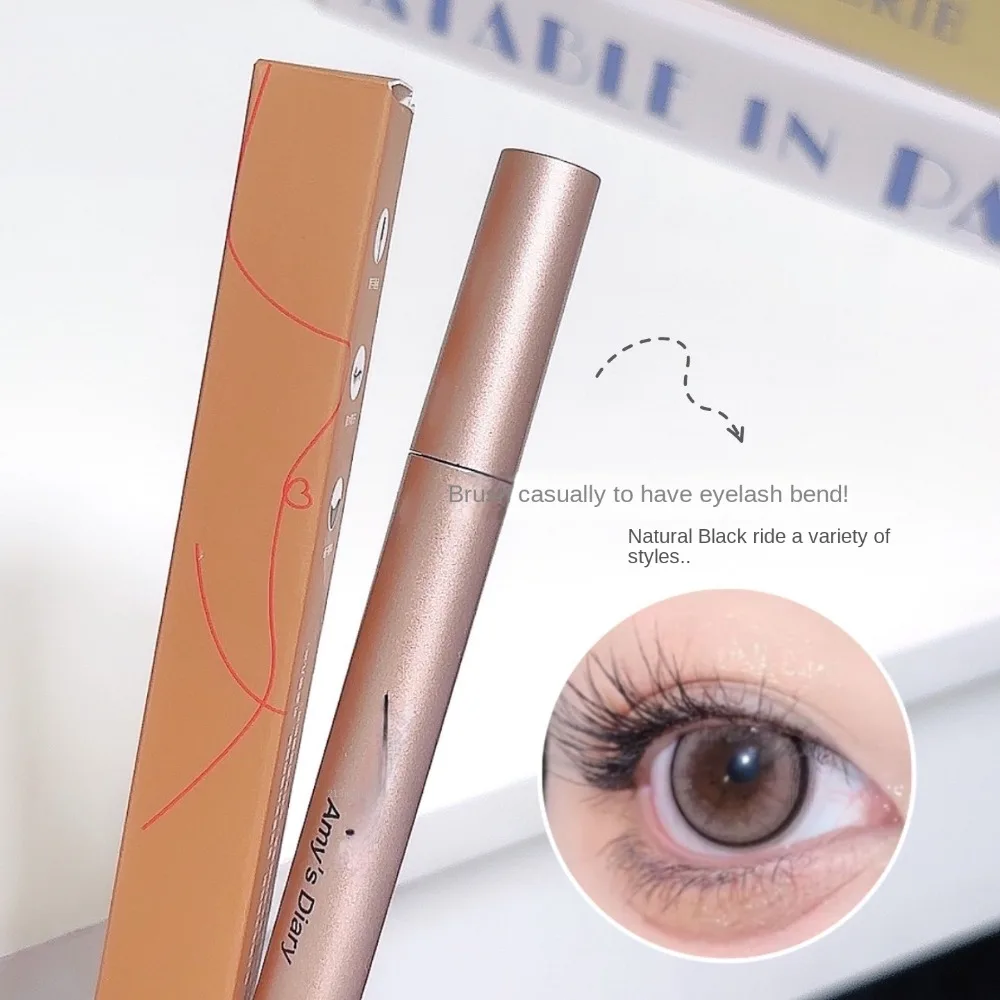 방수 블랙 마스카라 지속적인 두꺼운 블랙 속눈썹 연장 컬링 길어지는 액체 섬유 마스카라