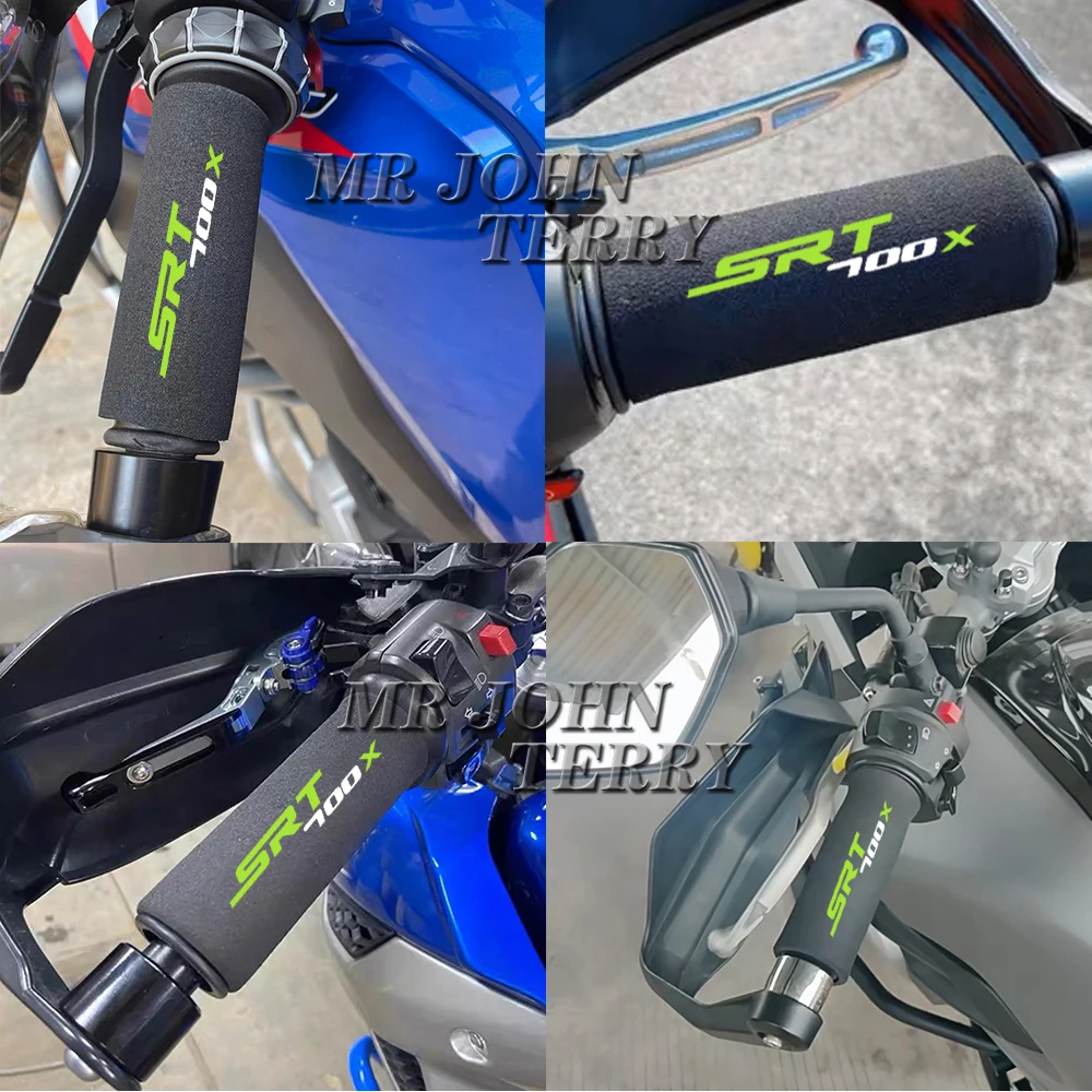 دراجة نارية غطاء مقبض للصدمات دراجة نارية الإسفنج قبضة عدم الانزلاق المقود قبضة الإسفنج غطاء ل QJ موتور SRT 700X700x 2024