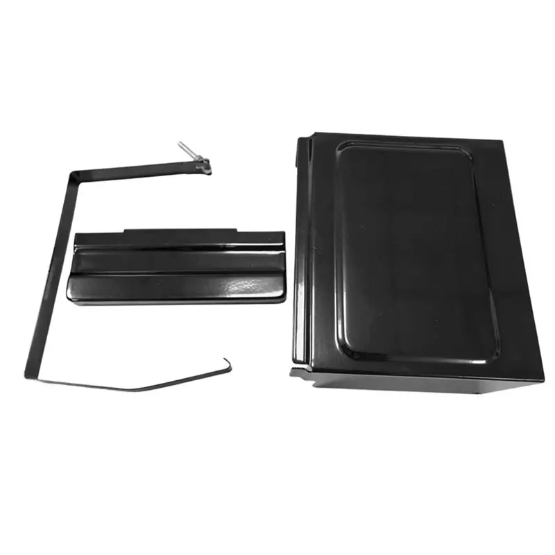 For Sportster Custom 883 1200 XLC XLH XLS 1998-2003 Black Battery Cover Hold Down Strap Battery Top Cover Kit