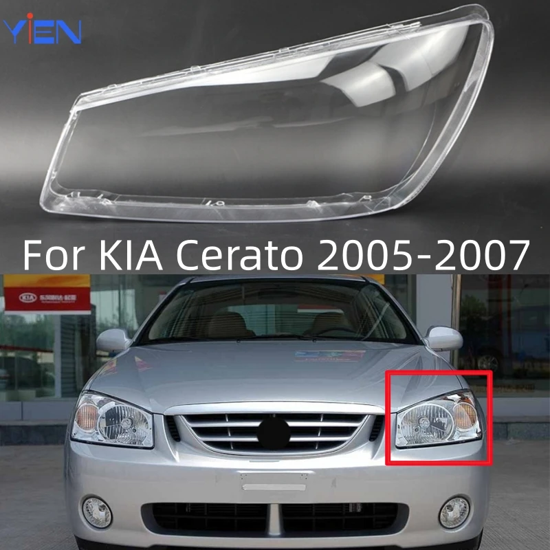 

For KIA Cerato 2005 2006 2007 Headlamps Plastic Cover Lampshade Headlight Shade Headlamp Shell