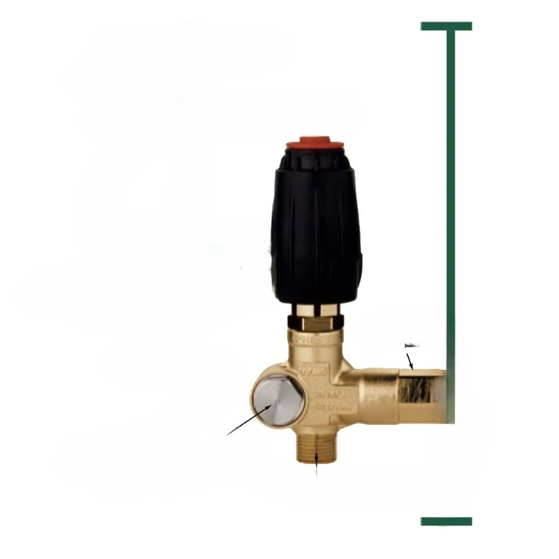 

Pressure regulating valve assembly High pressure plunger pump Washing machine Large flow high pressure reducing valve Car washin