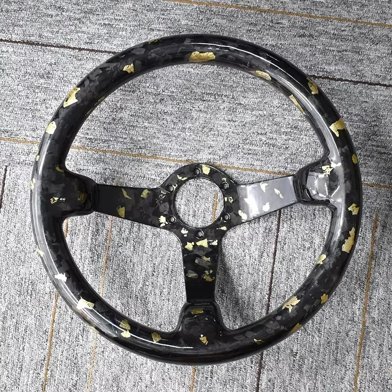 Hot Sale Universal 13.4 Inch Carbon Fiber Racing Sport Steering Wheel Diameter 340mm
